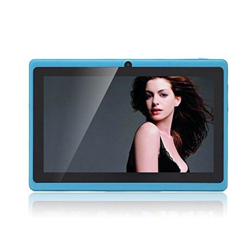 JEJA Tablet Android Google de 7 pulgadas PC 4.2.2 8GB 512MB DDR3 A23 Dual Core 1.5GHz Cámara capacitiva de la pantalla Wifi - Azul Celeste