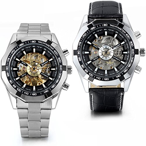 JewelryWe JW8000011W - Reloj de pulsera Hombre, Acero inoxidable