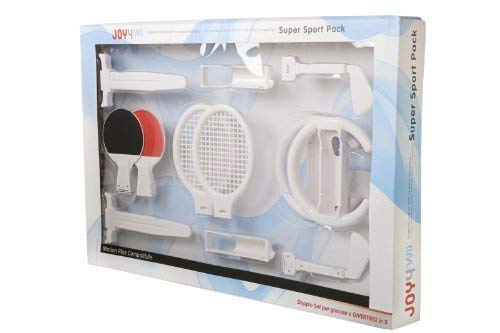 Joy4 Wii Super Sports Pack Luxury Full Sport/Tiempo Libre Compatible con Nintendo 10pcs Joy4 Wii Super Sports Pack Luxury Full Sport/Tiempo Libre Compatible con Nintendo 10pcs
