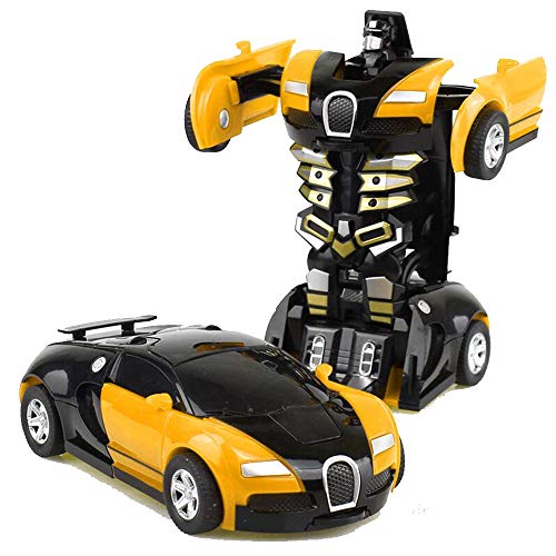 Juguete para niños Transformers Robot Car Dual Mode Giratorio 360 ° Coche