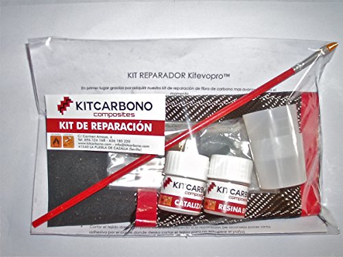 Kit Reparador de Fibra de Carbono Kitevopro Plain 3k