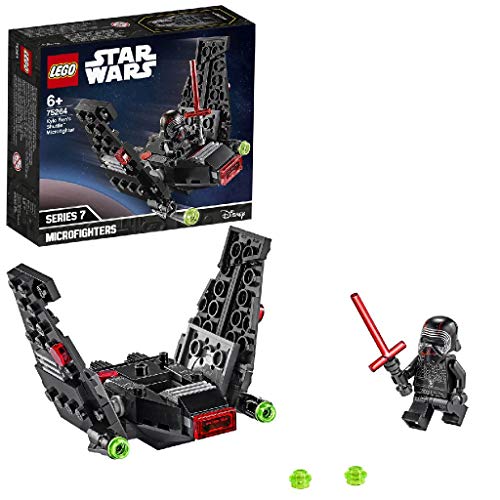 LEGO Star Wars - Microfighter: Lanzadera de Kylo Ren, Set de Construcción de Nave con Alas Plegables, Juguete de La Guerra de las Galaxias Episodio 9: El Ascenso de Skywalker (75264)