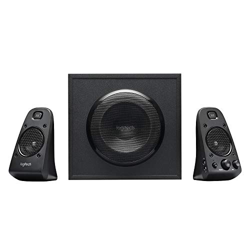 Logitech Z623 THX 2.1 Sistema de Altavoces con Subwoofer, Certificado THX Audio, 400 Vatios de Pico, Graves Potentes, Entradas de 3.5 mm/RCA, Enchufe EU, Multi-Dispositivos PC/PS4/Xbox/TV/Móvil/Tablet Logitech Z623 THX 2.1 Sistema de Altavoces con Subwoofer, Certificado THX Audio, 400 Vatios de Pico, Graves Potentes, Entradas de 3.5 mm/RCA, Enchufe EU, Multi-Dispositivos PC/PS4/Xbox/TV/Móvil/Tablet