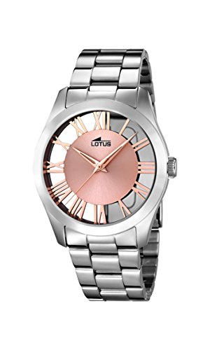 Lotus Watches Reloj Análogo clásico para Mujer de Cuarzo con Correa en Acero Inoxidable 18122/1 Lotus Watches Reloj Análogo clásico para Mujer de Cuarzo con Correa en Acero Inoxidable 18122/1