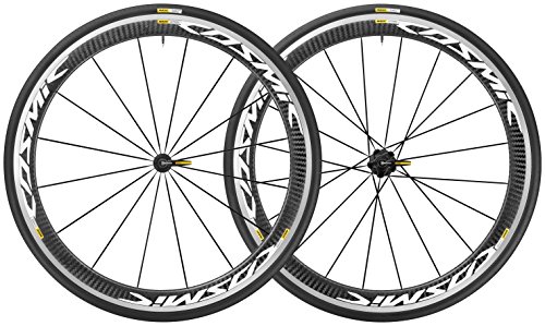 MAVIC Juego de Ruedas Cosmic Pro Carbon 17 Shimano 25 Blanco/Negro 2019