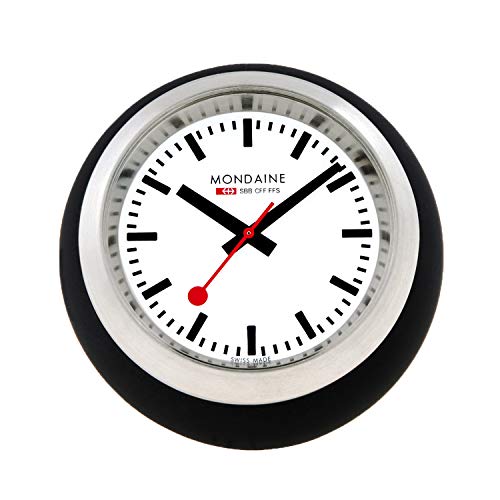 Mondaine Reloj Mesa analogico de cuarzo en Color negro , A660.30335.16SBB , 60 MM