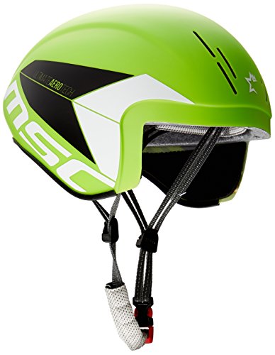 MSC Bikes Aero Casco de Ciclismo, Verde, M/L
