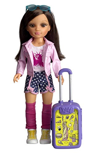 Nancy - Chic Viaja a New York, Muñeca con Maleta y Accesorios para Niños y Niñas a Partir de 3 Años, Multicolor, (Famosa 700015340) Nancy - Chic Viaja a New York, Muñeca con Maleta y Accesorios para Niños y Niñas a Partir de 3 Años, Multicolor, (Famosa 700015340)