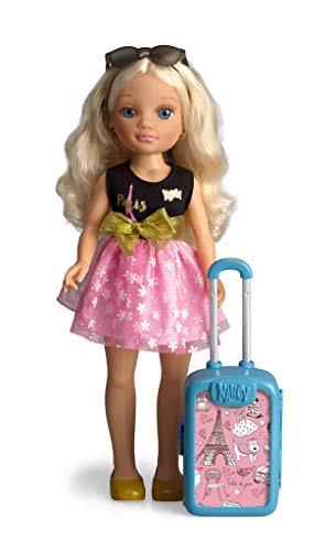 Nancy - Chic Viaja A París, Muñeca con Maleta y Accesorios para Niños y Niñas a Partir de 3 Años, Multicolor, (Famosa 700015341) Nancy - Chic Viaja A París, Muñeca con Maleta y Accesorios para Niños y Niñas a Partir de 3 Años, Multicolor, (Famosa 700015341)