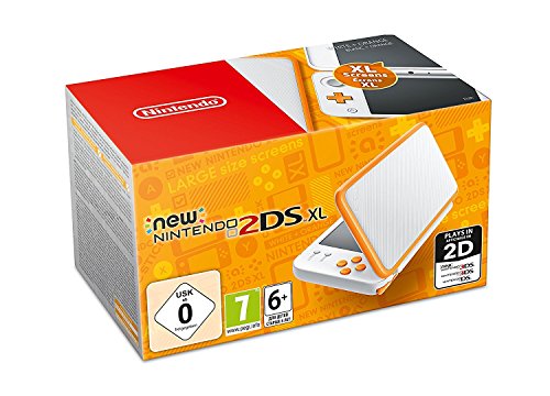 Nintendo New 2DS XL - Consola Portátil, Color Blanco y Naranja Nintendo New 2DS XL - Consola Portátil, Color Blanco y Naranja