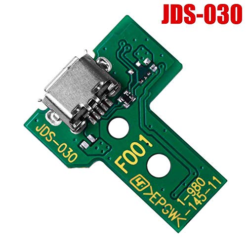 OcioDual Placa Conector de Carga Micro USB para Mando Play Station PS 4 JDS 030 Dualshock