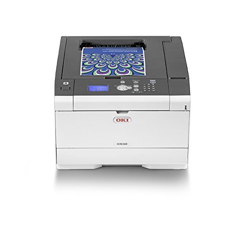 OKI C532DN - Impresora con tecnología laser LED, color blanco