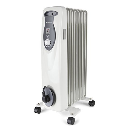 Orbegozo RA 1500 E, Radiador de Aceite, Construcción Modular de 7 Elementos, 1500 W, Blanco Orbegozo RA 1500 E, Radiador de Aceite, Construcción Modular de 7 Elementos, 1500 W, Blanco