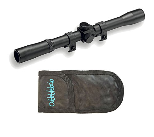 Pack Visor Outletdelocio. Mira telescópica 4x20. Especial para tiro deportivo + Funda multiusos. 19170/23054 Pack Visor Outletdelocio. Mira telescópica 4x20. Especial para tiro deportivo + Funda multiusos. 19170/23054