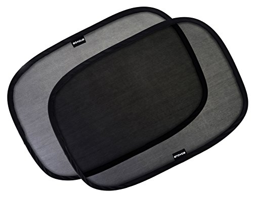 Parasol Coche Bebe - (4 Unidades) - para SUVs, MiniVans y Sedanes de Tamaño Completo - Parasol Coche Infantil Lateral De Primera Calidad Bloquea El 97% De Los Rayos Uv Dañinos - Grande Tamaño (53 x 35 Cm) Parasol Coche Bebe - (4 Unidades) - para SUVs, MiniVans y Sedanes de Tamaño Completo - Parasol Coche Infantil Lateral De Primera Calidad Bloquea El 97% De Los Rayos Uv Dañinos - Grande Tamaño (53 x 35 Cm)