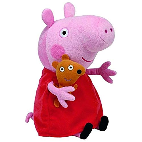 Peppa Pig - Peluche, 25 cm, color rosa (TY 96230TY)