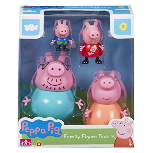 Peppa Pig Peppa Pig-6666 Pack 4 Figuras, Multicolor, 0 (6666) Peppa Pig Peppa Pig-6666 Pack 4 Figuras, Multicolor, 0 (6666)