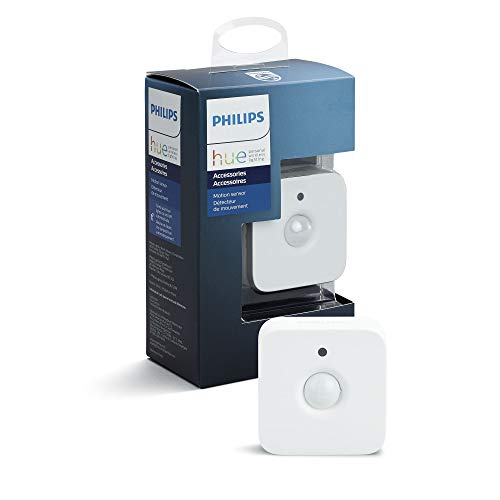 Philips Hue Sensor de Movimiento, Enciende las Luces con Detección de Presencia, Compatible con Control por Voz Philips Hue Sensor de Movimiento, Enciende las Luces con Detección de Presencia, Compatible con Control por Voz