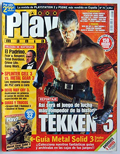 Play Manía Nº 75. Tekken 5 - Incluye Guía Metal Gear Solid 3