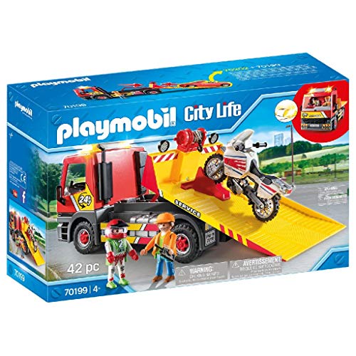 PLAYMOBIL City Life Grúa Remolque, A partir de 4 años (70199) PLAYMOBIL City Life Grúa Remolque, A partir de 4 años (70199)