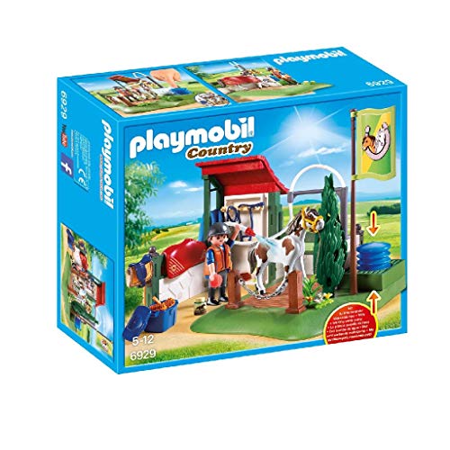 PLAYMOBIL Country Set de Limpieza para Caballos con Bomba de Agua, A partir de 5 años (6929) PLAYMOBIL Country Set de Limpieza para Caballos con Bomba de Agua, A partir de 5 años (6929)