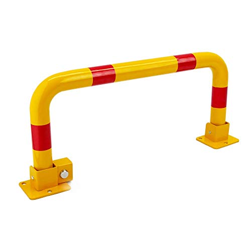 PrimeMatik - Barrera de Aparcamiento abatible Plegable con Cerradura 850 mm PrimeMatik - Barrera de Aparcamiento abatible Plegable con Cerradura 850 mm