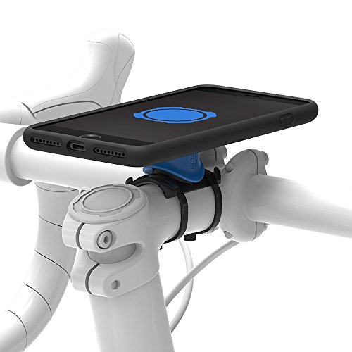 Quadlock Bike Kit Soporte de Bicicleta Iphone 7 Plus, Negro / Azul