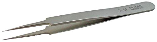 RUBIS Relojero Pinzas Suiza de acero antimagne mesa nº 5 herramientas 4139.a5