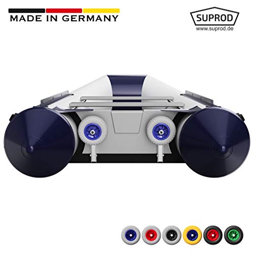 Ruedas de botadura SUPROD HD200, acero inoxidable A4 (A (gris/azul)) Ruedas de botadura SUPROD HD200, acero inoxidable A4 (A (gris/azul))