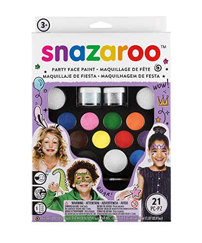 Snazaroo - Set de Pintura facial "Lo último pack de fiesta"
