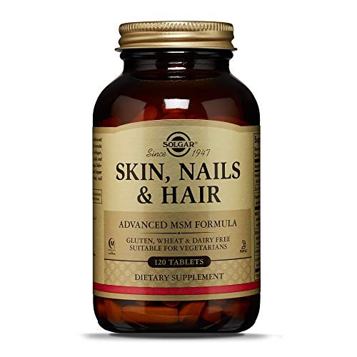 Solgar Comprimidos para Pelo, Piel y Uñas, Vitamina C para la formación de colágeno, Apto para Veganos, 120 Tabletas Solgar Comprimidos para Pelo, Piel y Uñas, Vitamina C para la formación de colágeno, Apto para Veganos, 120 Tabletas
