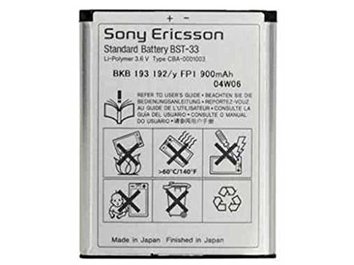Sony Ericsson BST-33 Batería Original para Varios Móviles Sony Ericsson