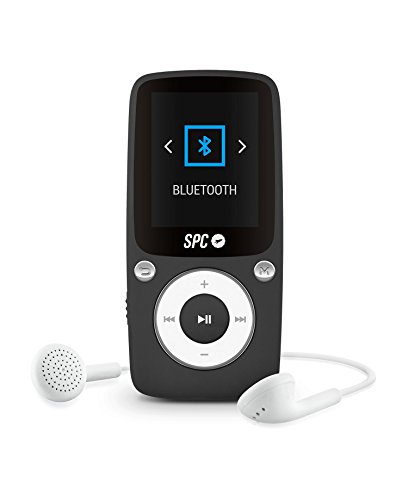 SPC Bluesound es un MP4 con 8 GB de Memoria Interna y Bluetooth Color Negro