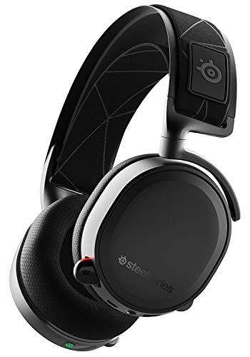SteelSeries Arctis 7 - Auriculares de Juego, inalámbricos sin pérdidas, DTS Headphone:X v2.0 Surround para PC y PlayStation 4, Negro SteelSeries Arctis 7 - Auriculares de Juego, inalámbricos sin pérdidas, DTS Headphone:X v2.0 Surround para PC y PlayStation 4, Negro
