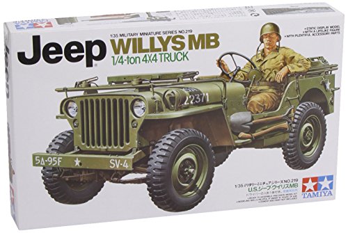 Tamiya 300035219 Jeep Willy MB, Escala 1/35, Verde Tamiya 300035219 Jeep Willy MB, Escala 1/35, Verde