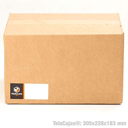 TeleCajas® | (30x) Caja Cartón Pequeña Envios | 305x228x183 mm | Pack de 30 uds.