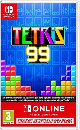 Tetris 99 + 12 meses Nintendo Switch Online Tetris 99 + 12 meses Nintendo Switch Online