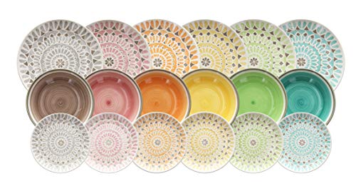 Tognana LS17018M064 Cape Town, Stoneware - Vajilla (18 piezas) Tognana LS17018M064 Cape Town, Stoneware - Vajilla (18 piezas)