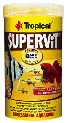 Tropical supervit Premium Principal Copo de Forro, Forro para Todos los Peces Ornamentales, 1er Pack (1 x 250 ml) Tropical supervit Premium Principal Copo de Forro, Forro para Todos los Peces Ornamentales, 1er Pack (1 x 250 ml)
