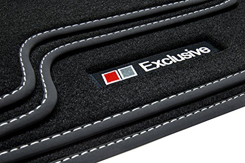 tuning-art A35 Exclusive Line Alfombrillas Ribete y Costuras, Costura:Plata tuning-art A35 Exclusive Line Alfombrillas Ribete y Costuras, Costura:Plata