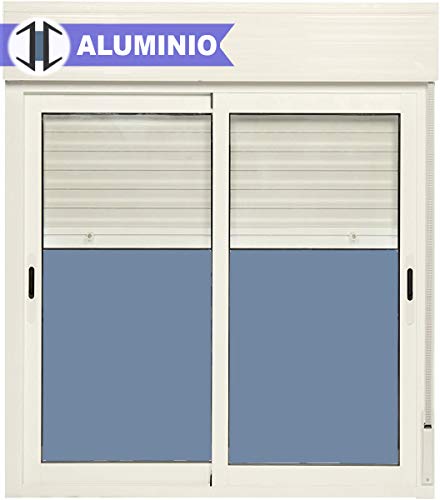 Ventana Aluminio Corredera Con Persiana PVC 1000 ancho × 1150 alto 2 hojas Ventana Aluminio Corredera Con Persiana PVC 1000 ancho × 1150 alto 2 hojas