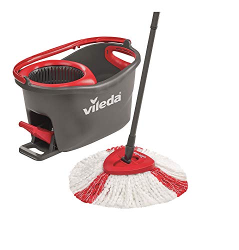 Vileda Turbo Juego de fregona, Negro Y Rojo, 48.5 x 27.5 x 28 cm Vileda Turbo Juego de fregona, Negro Y Rojo, 48.5 x 27.5 x 28 cm