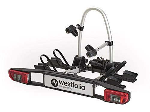 Westfalia-Automotive Westfalia 350036600001 BC 60 (Versione 2018) | Portabici richiudibile per 2 Compatibile con Le Biciclette elettriche |capacit� Massima di 60kg