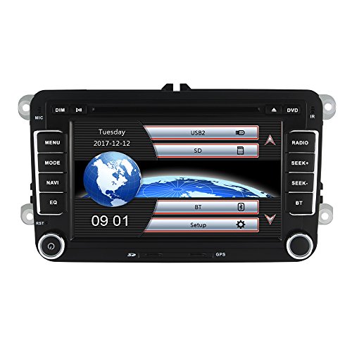 x-yingly 7 Inch 2 DIN en Dash Car Stereo con navegación GPS Wince Sistema Reproductor de DVD FM Am Radio Bluetooth USB SD Apoyo Parking Sensor Control de Volante 1080P vídeo con 8 GB Tarjeta de Mapa x-yingly 7 Inch 2 DIN en Dash Car Stereo con navegación GPS Wince Sistema Reproductor de DVD FM Am Radio Bluetooth USB SD Apoyo Parking Sensor Control de Volante 1080P vídeo con 8 GB Tarjeta de Mapa