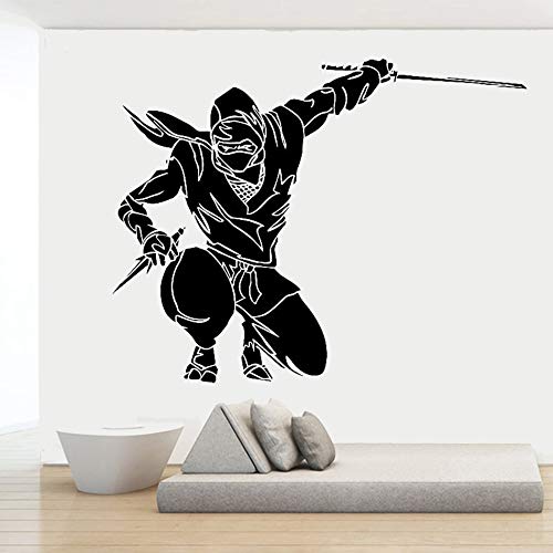 yaonuli Decoración del hogar Ninja Etiqueta de la Pared Etiqueta de Vinilo Dormitorio Interior Decoración del hogar extraíble Dormitorio Diseño de la Sala de Estar 30x37cm yaonuli Decoración del hogar Ninja Etiqueta de la Pared Etiqueta de Vinilo Dormitorio Interior Decoración del hogar extraíble Dormitorio Diseño de la Sala de Estar 30x37cm