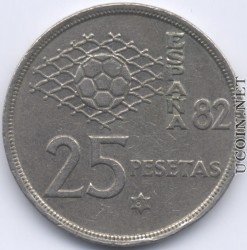 25 pesetas 1980 para monedas de la bandera de España 25 pesetas 1980 para monedas de la bandera de España