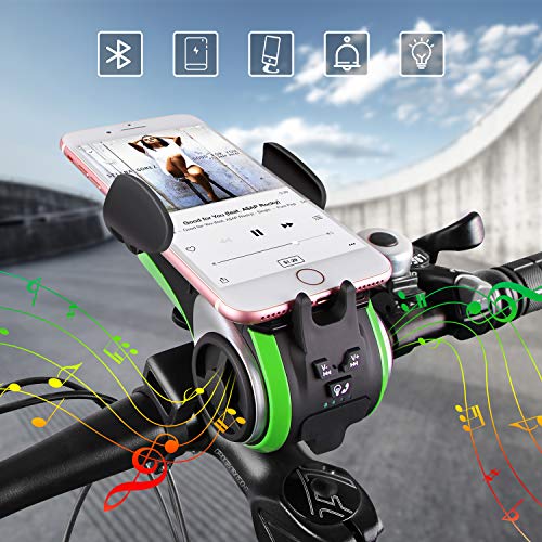 Altavoz Bluetooth,UPPEL Bluetooth Speaker, Altavoces Portatiles Bici Bluetooth V4.0 Altavoz+4400mAh Banco de energía+Luces+Timbre+Soporte telefónico+Manos Libres Llamadas 6 en 1 Diseño Multifuncional Altavoz Bluetooth,UPPEL Bluetooth Speaker, Altavoces Portatiles Bici Bluetooth V4.0 Altavoz+4400mAh Banco de energía+Luces+Timbre+Soporte telefónico+Manos Libres Llamadas 6 en 1 Diseño Multifuncional