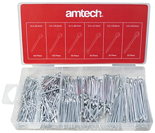 Am-Tech 500 piezas Surtido Chaveta Conjunto, S6260