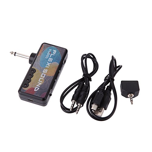 ammoon Vitoos - Amplificador de Auriculares Mini para Guitarra eléctrica Plexi Sound Compact, portátil