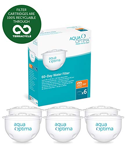 Aqua Optima Filtros de Agua para 60 días, 1 año